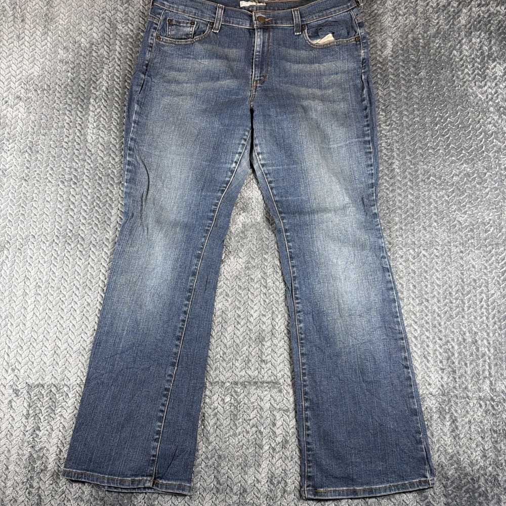 Levis 515 Jeans Womens 12 Short Blue Denim 5 Pockets Bootcut Stretch
